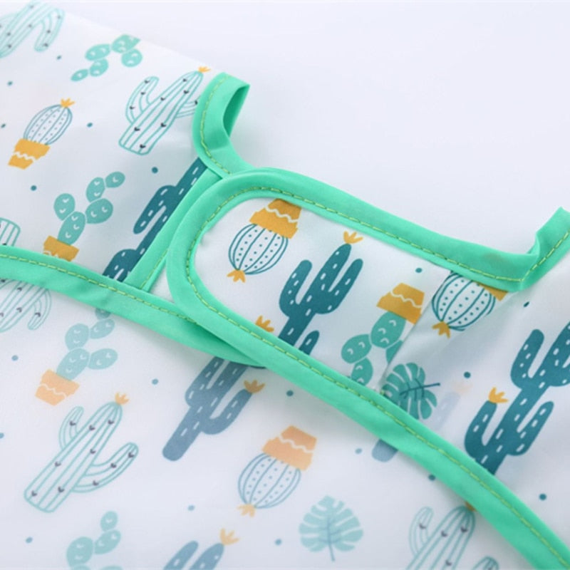 Avental de manga comprida para bebês
