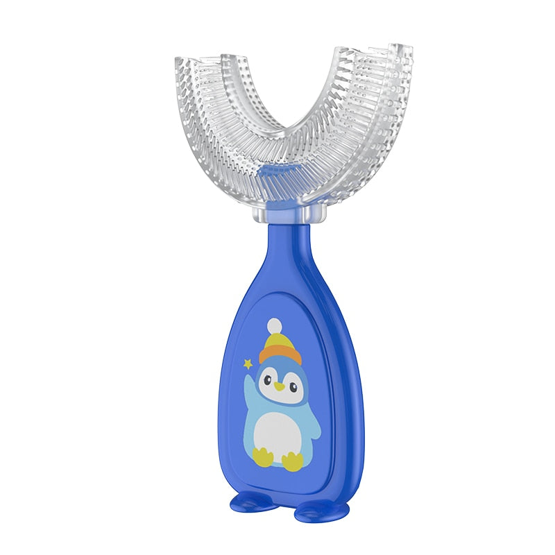 Escova de dentes infantil - em formato de U